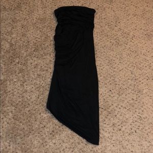 Urban Outfitters— Black asymmetrical tube dress